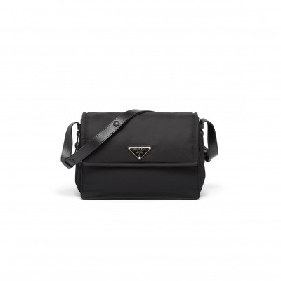 PRADA TRAVELLER MEDIUM PADDED RE-NYLON BAG 1BD255 (30*21.5*12cm) 